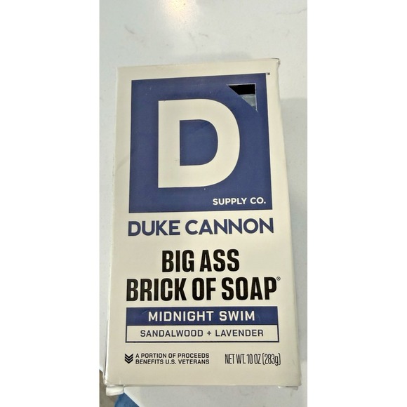 Duke Cannon Other - Duke Cannon Midnight Swim Brick Soap 10 oz Bar Made in the USA New